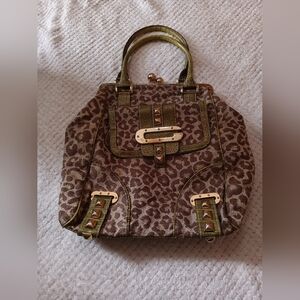 Vintage Y2K Guess Leopard print bag